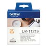 Etiquetas Circulares 12mm 1.200uni. para impressoras de etiquetas Brother QL-500/550/560/570/580N/1050/1060N