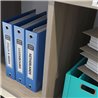 Rolo de papel, contínuo autocolante (branco) 29mmx30,48mts