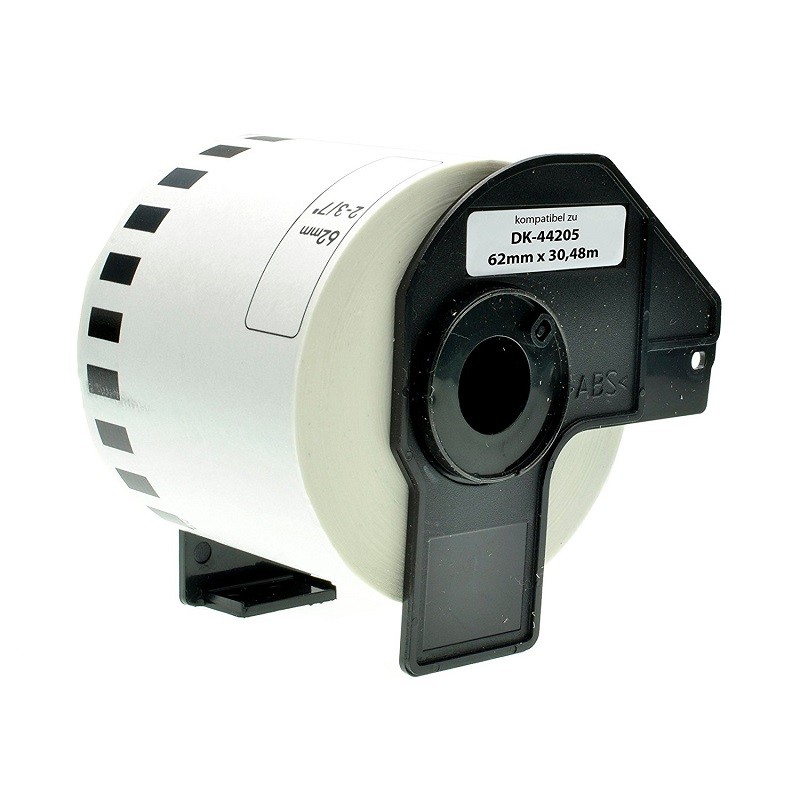 Rolo de papel, contínuo removível (branco) 63mmx30,48mts