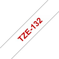 Fita laminada 12mm Vermelho/Transparente
