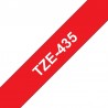 Fita laminada 12mm Branco/Vermelho Fita laminada 12mm Branco/Vermelho