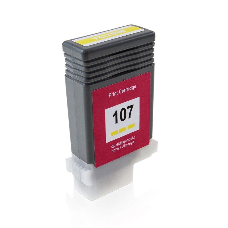Tinteiro Compatível Canon PFI107 Amarelo