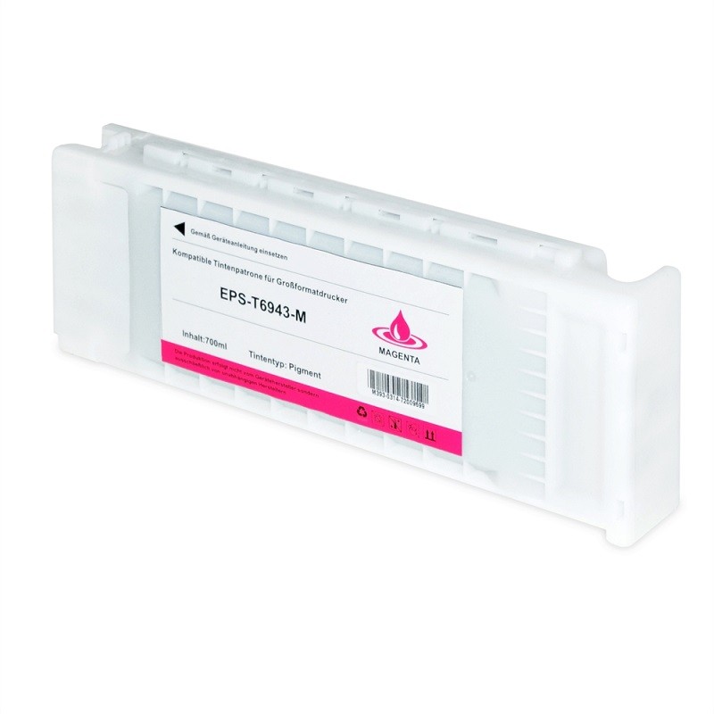 Tinteiro Compatível Epson T6943 Magenta XXL