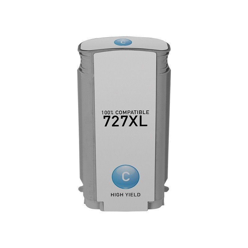 Tinteiro Compatível HP N727XL Ciano