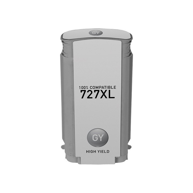 Tinteiro Compatível HP N727XL Cinzento