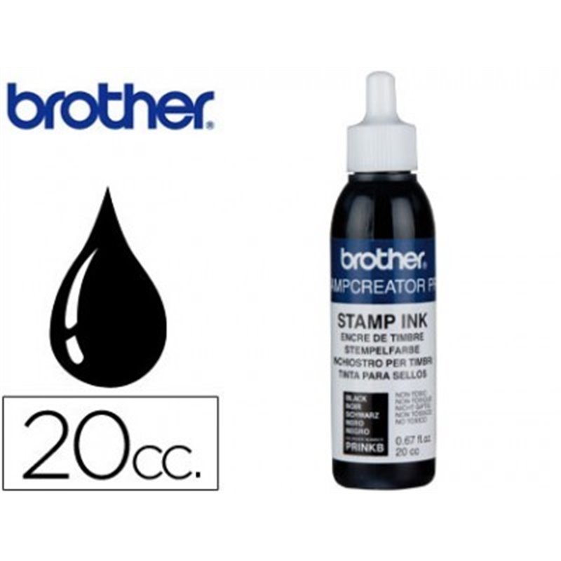 Tinta Carimbos Brother Preto
