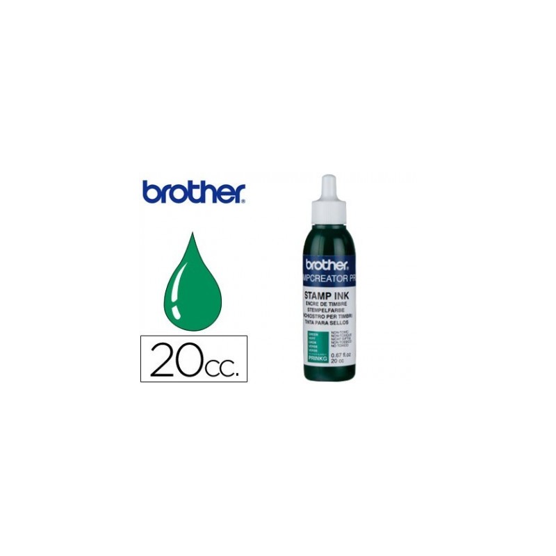 Tinta Carimbos Brother Verde