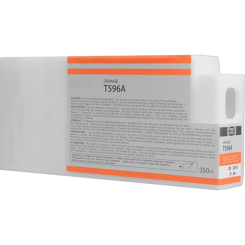 Tinteiro Compatível Epson T596A Laranja