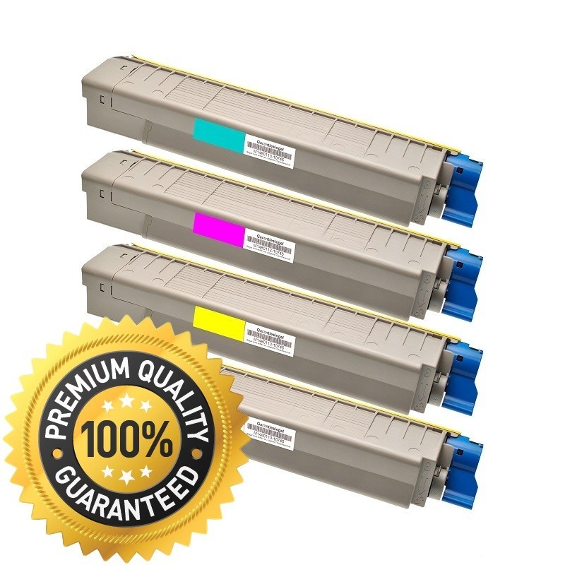 Pack Toner Reciclado OKI C822