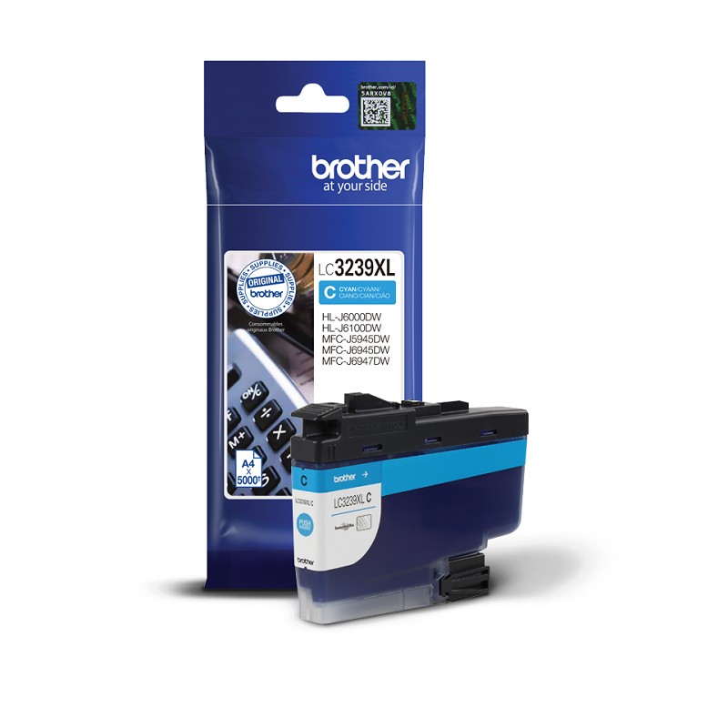 Tinteiro Original Brother LC3239XL Ciano