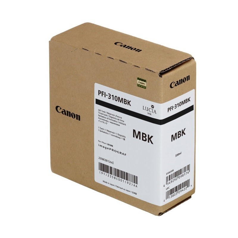 Tinteiro Original Canon PFI310 Preto Matte