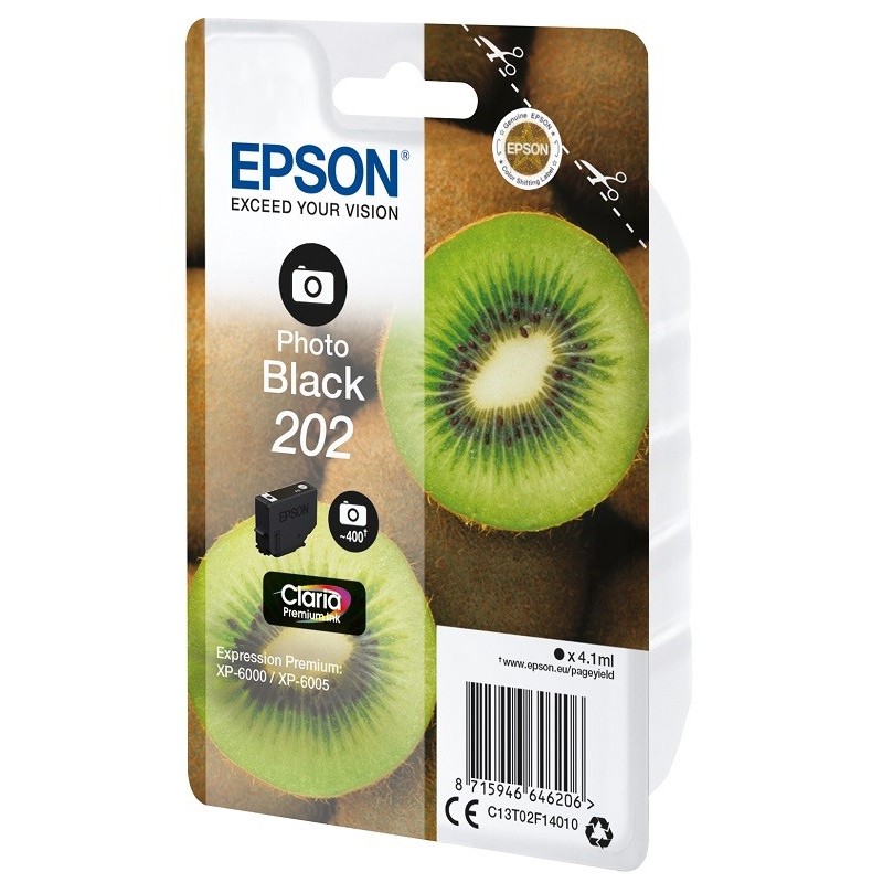 Tinteiro Original Epson 202 Preto Photo