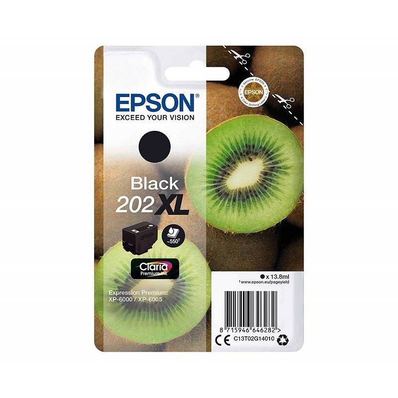 Tinteiro Original Epson 202XL Preto