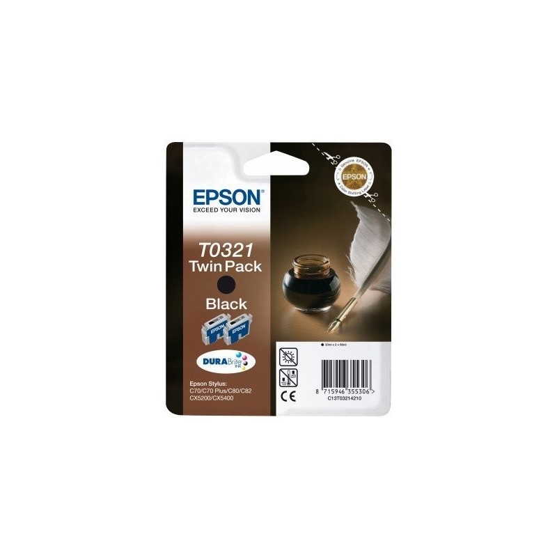 Pack Tinteiros Original Epson T0321 Preto