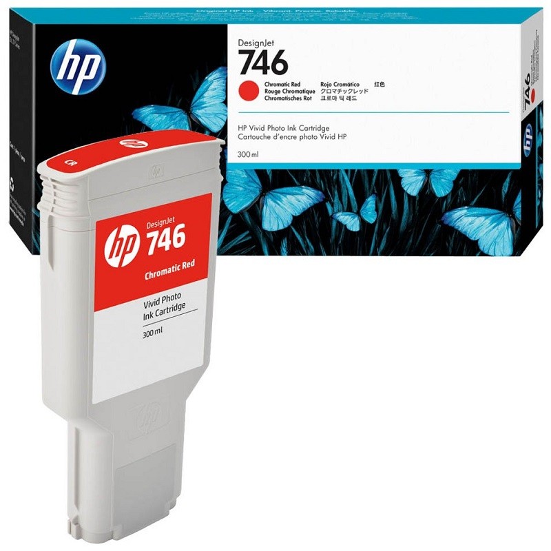 Tinteiro Original HP N746 Vermelho