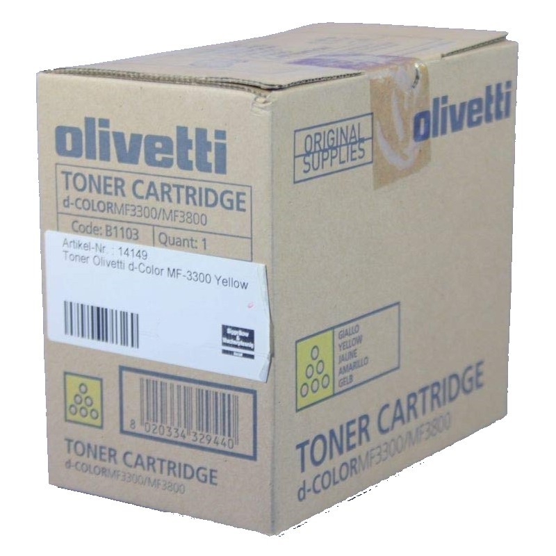 Toner Original Olivetti MF3300 Amarelo