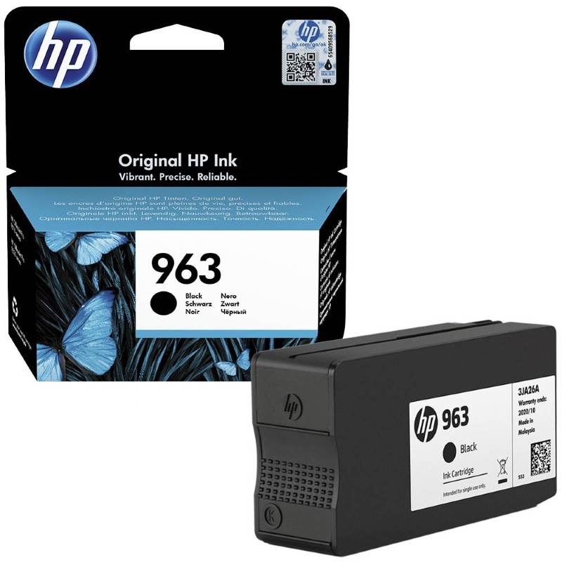 Tinteiro Original HP N963 Preto