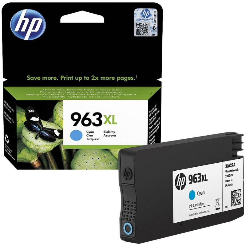 Tinteiro Original HP N963XL Ciano