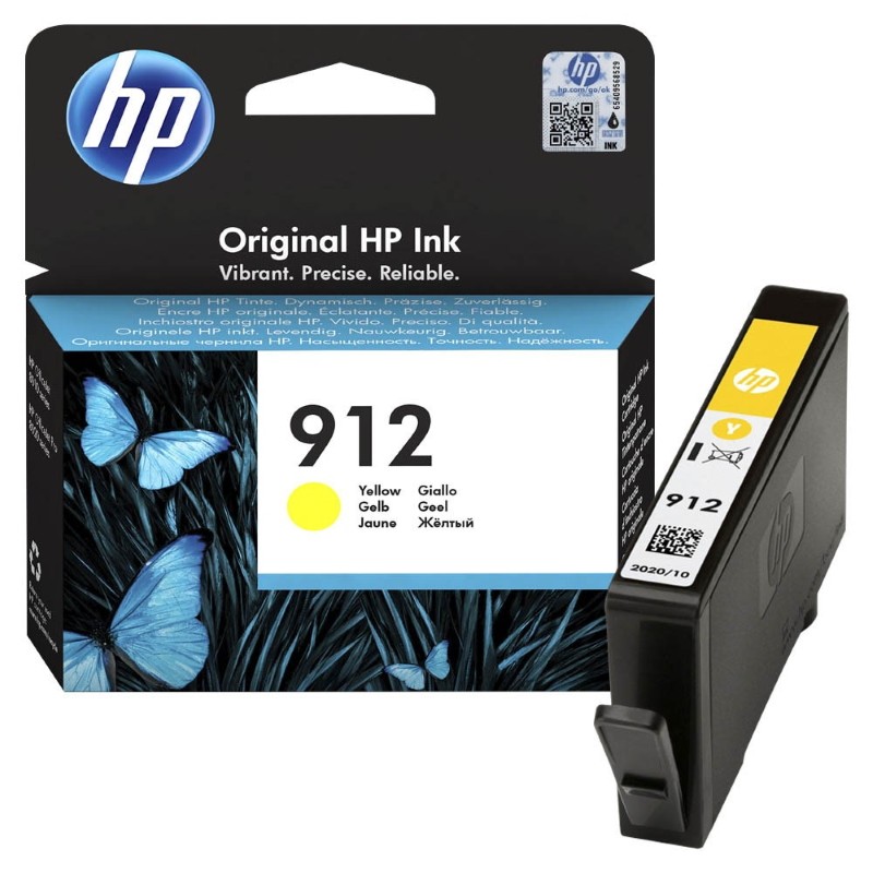 Tinteiro Original HP N912 Amarelo