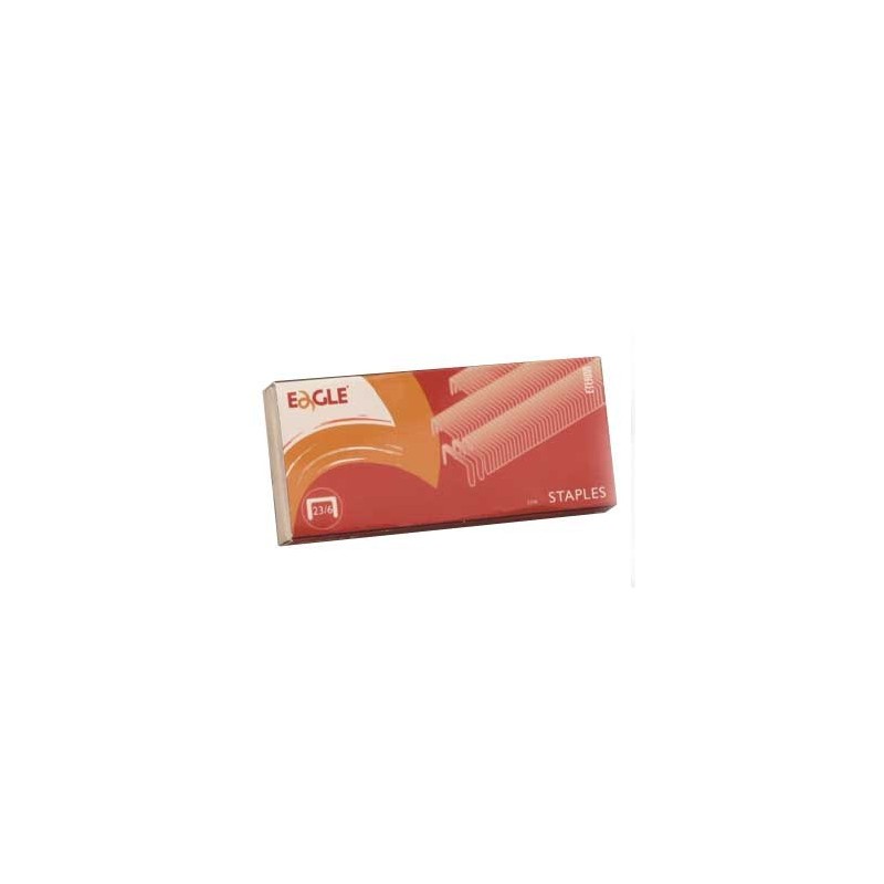Agrafos 23/6 Eagle (10/40 Folhas) Cx1000un