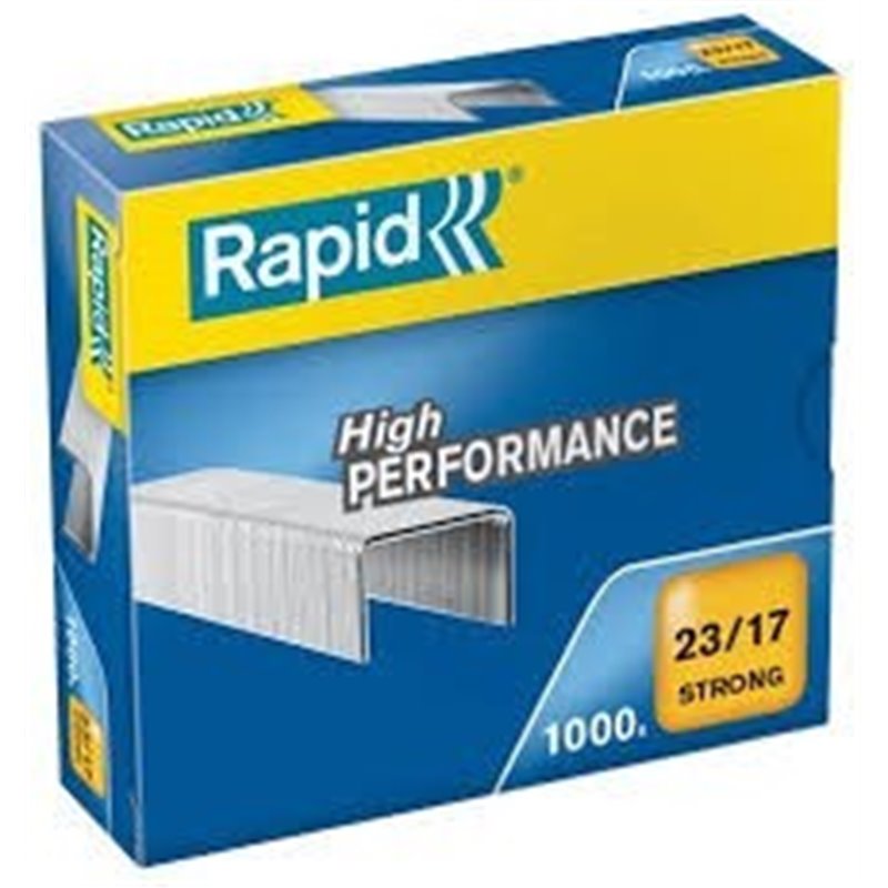 Agrafos 23/17 Rapid (100/140 Folhas) Cx1000