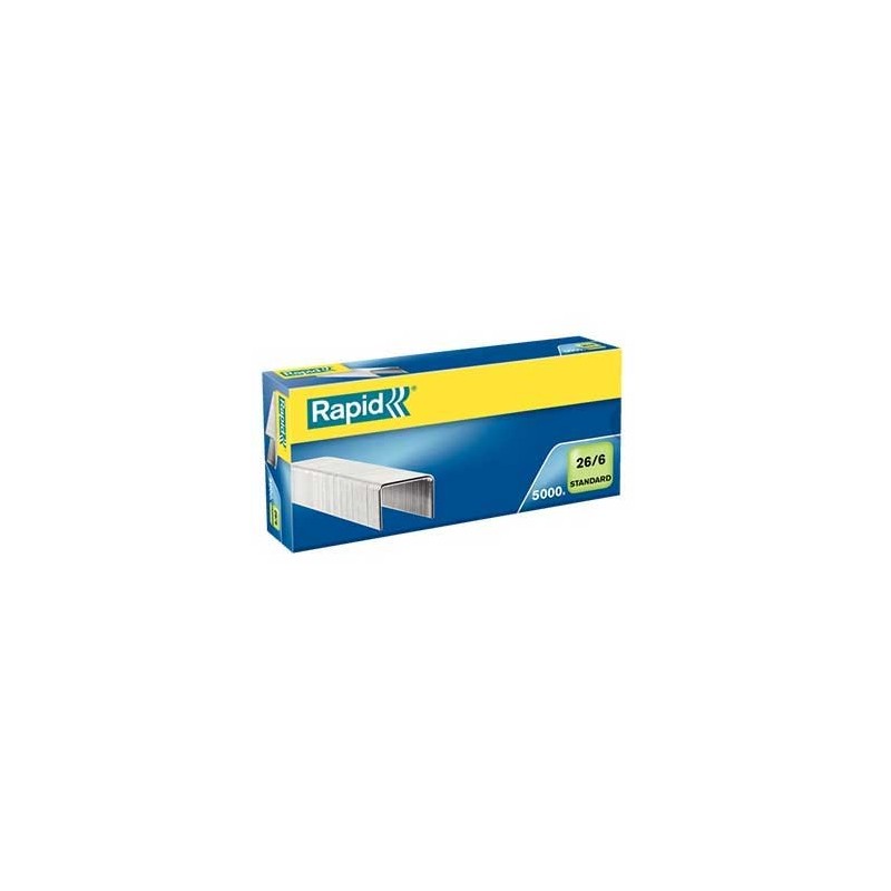 Agrafos 26/6 Rapid 5000 Uds