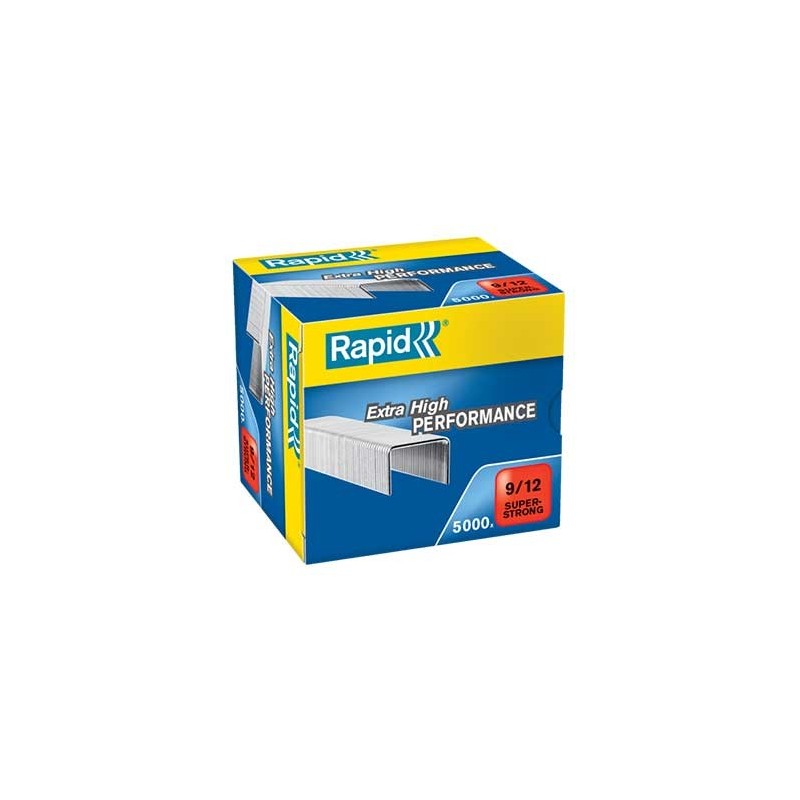 Agrafos 9/12 Rapid (60/90 Folhas) Cx5000
