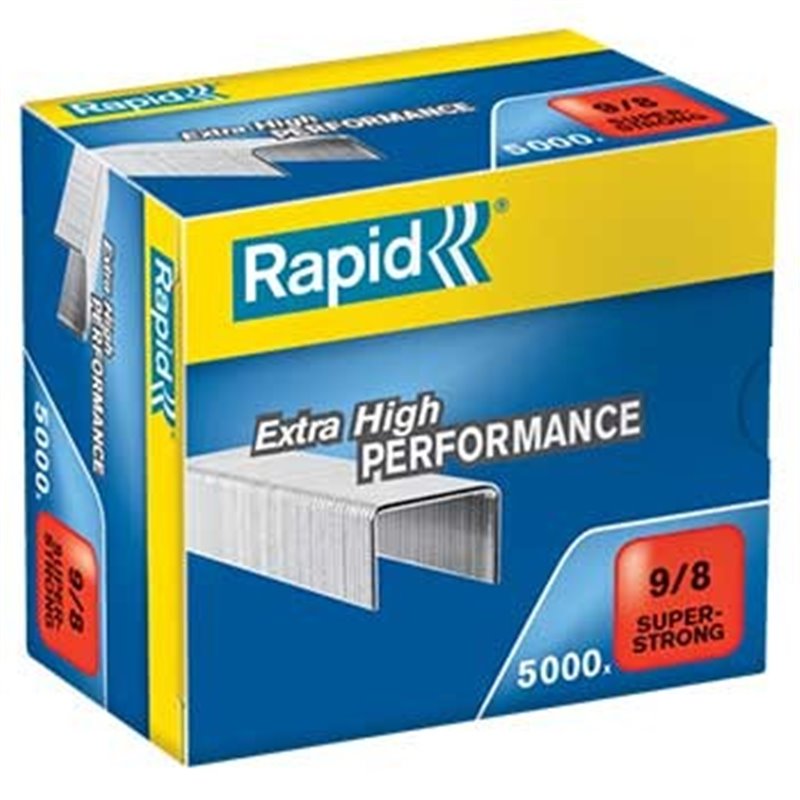 Agrafos 9/8 RAPID (10/50 Folhas) Cx5000
