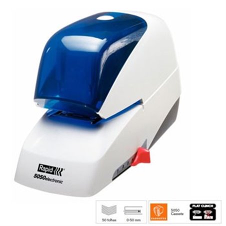 Agrafador Rapid Electrico R5050E 50 Folhas agrafador-rapid-electrico-r5050e-50-folhas