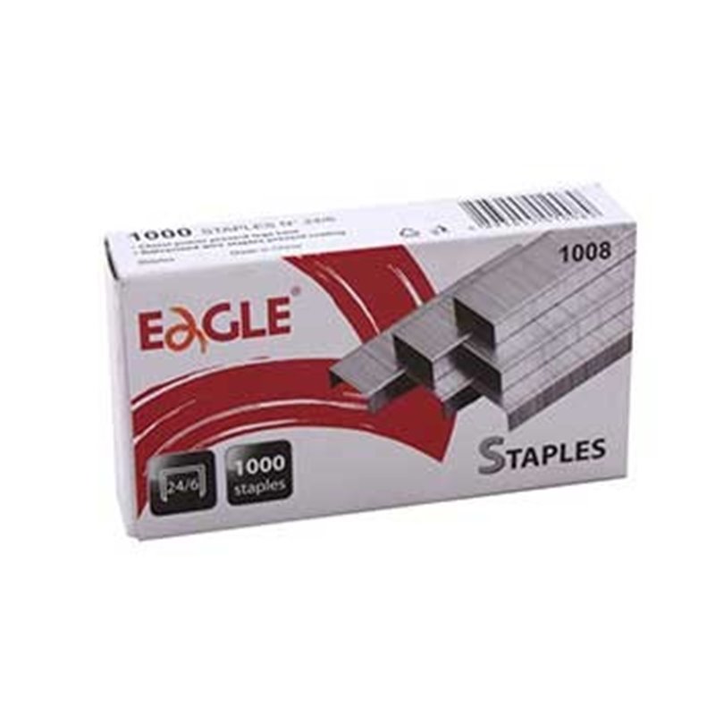 Agrafos 24/6 Eagle Cx1000un