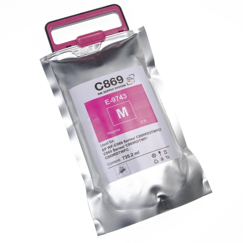 Tinteiro Compatível Epson T9743XL Magenta
