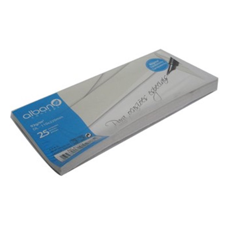 Envelopes 110x220mm s/janela Vegetal Transparente