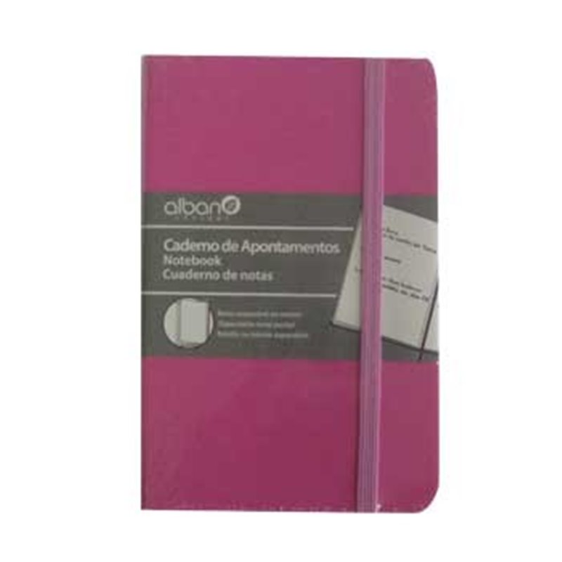 Bloco Notas Liso 142x96mm 80gr 96 Folhas Rosa