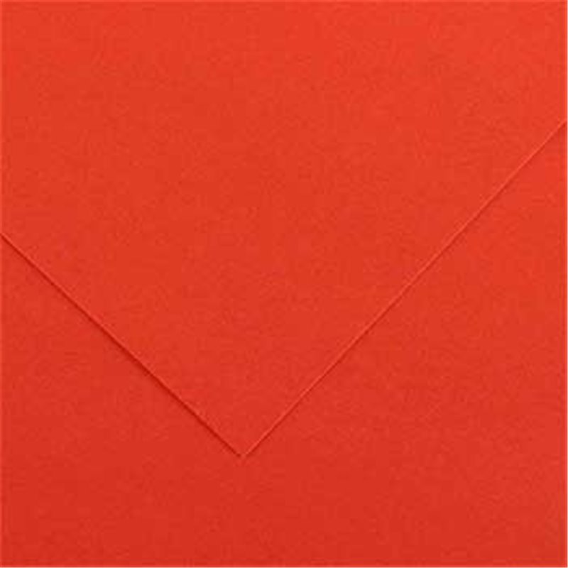 Cartolina 185gr 1 Folha 50x65cm Canson Iris Tomate