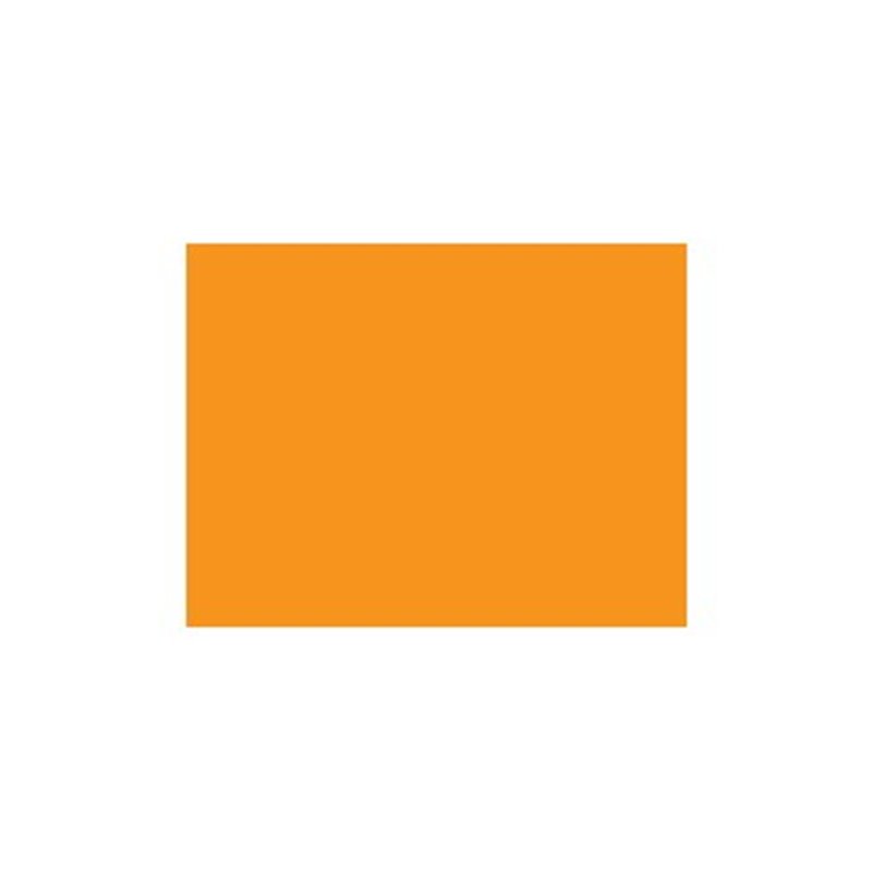 Cartolina 240gr 1 folha 50x65cm Laranja Fluorescente
