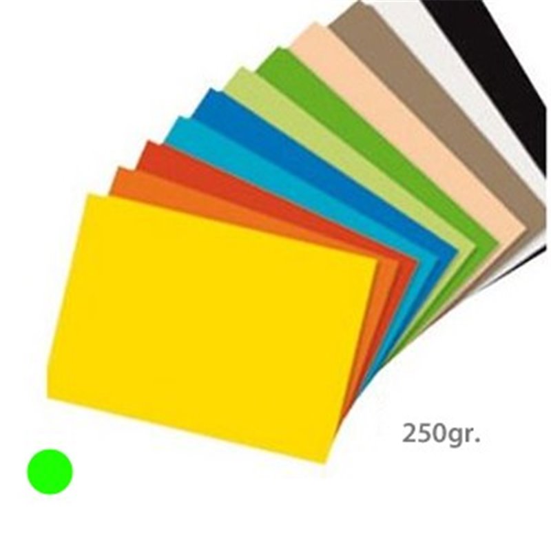 Cartolina 250gr 1 folha A4 Verde