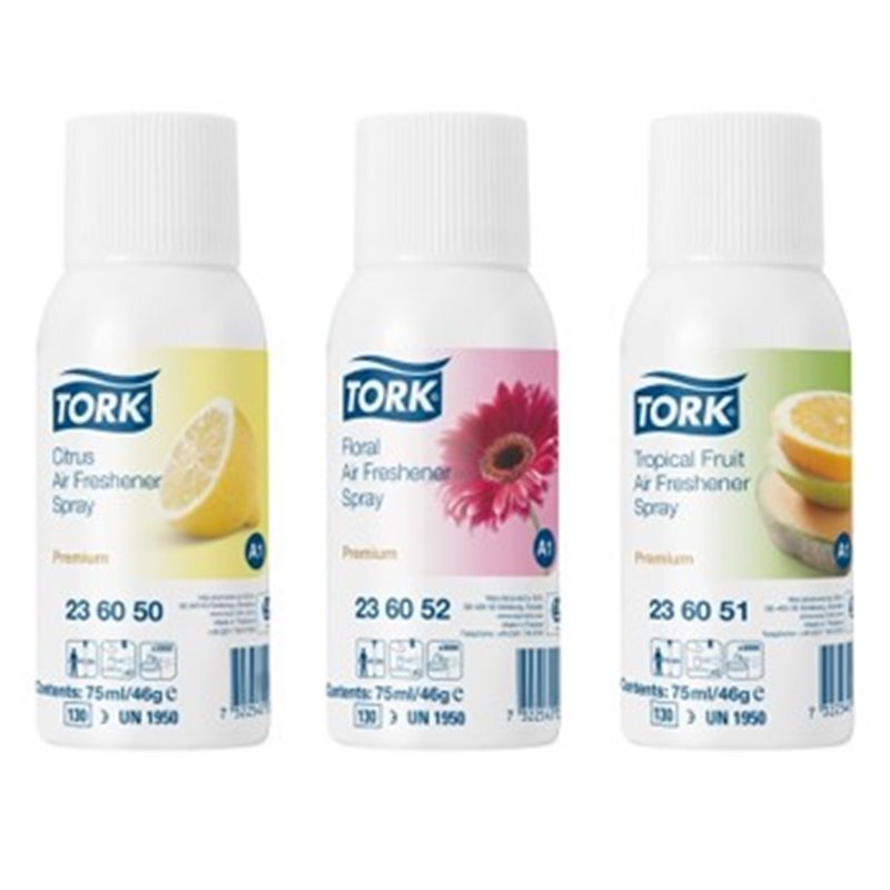 Recarga Ambientador TORK A1 Fruta,Limao,Floral 75ml 12un