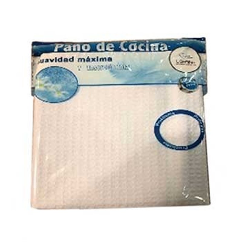 Pano Cozinha Microfibras 50x50cm Branco