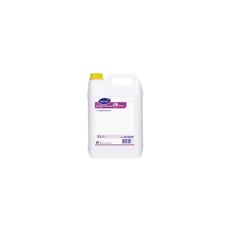Detergente Suma D10.4 Clorado p/Limpeza Desinfeção 5L