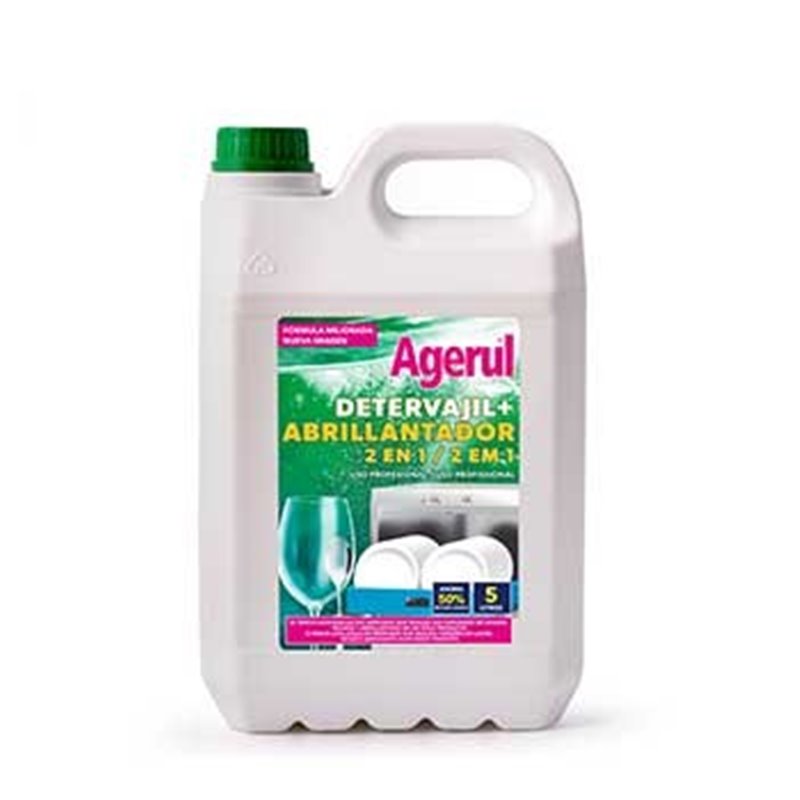Detergente+Abrilhantador 2 em 1 p/Máquina Loiça 5L