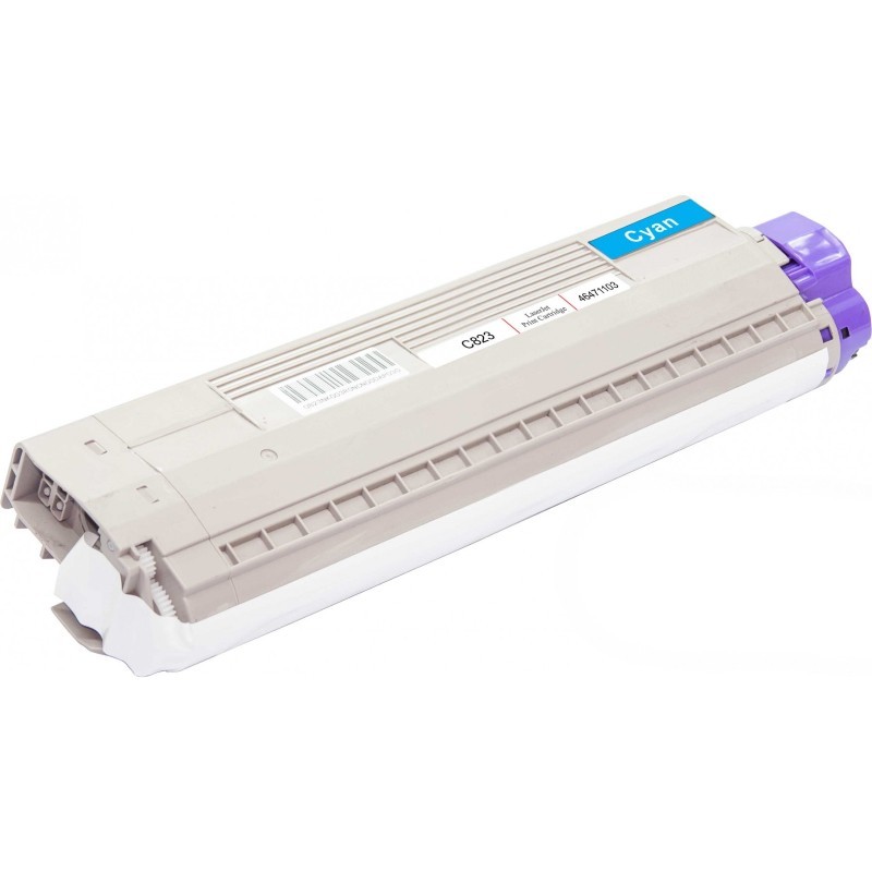 Toner Compatível OKI C823 Ciano