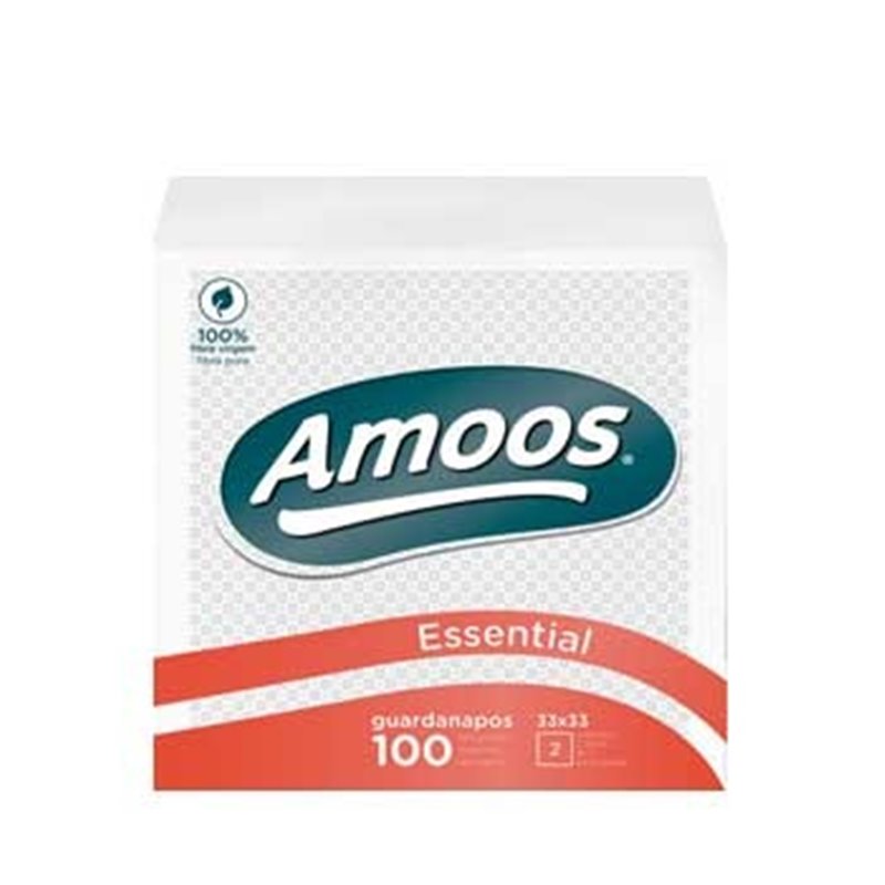 Guardanapos 33x33 Amoos 2fls  100un
