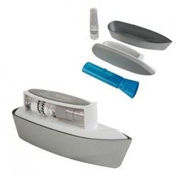 Kit de limpeza ecrans - escova, microfibras, pincel e líquido