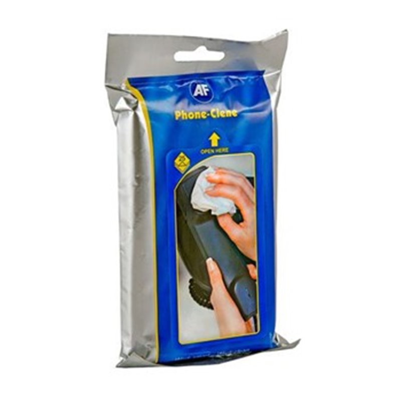 AF Phone Clene Toalhetes Limpeza de Telefones 25un