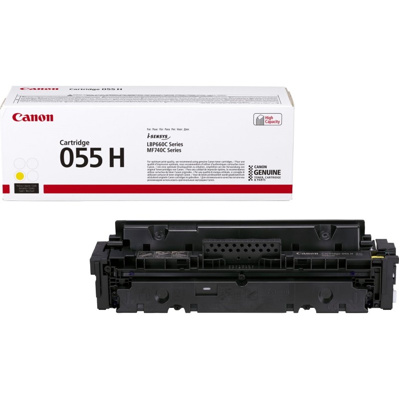 Toner Original Canon 055H Amarelo