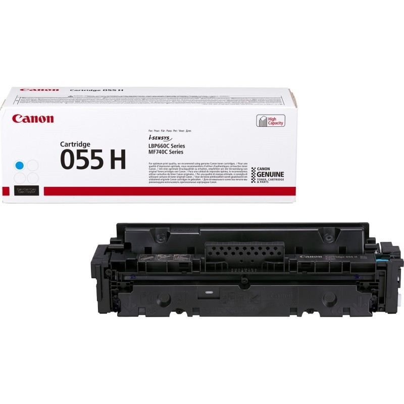 Toner Original Canon 055H Ciano