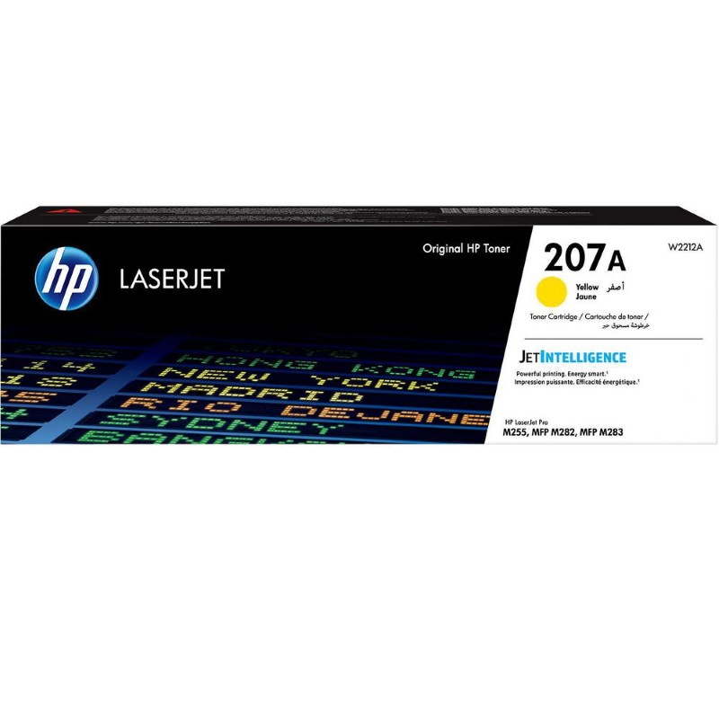 Toner Original HP207A Amarelo