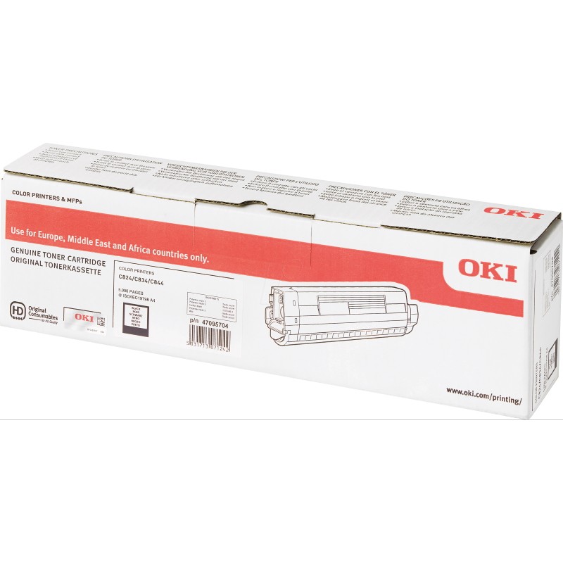 Toner Original OKI C824 Preto