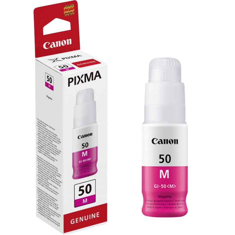 Tinteiro Original Canon GI50 Magenta (Garrafa)