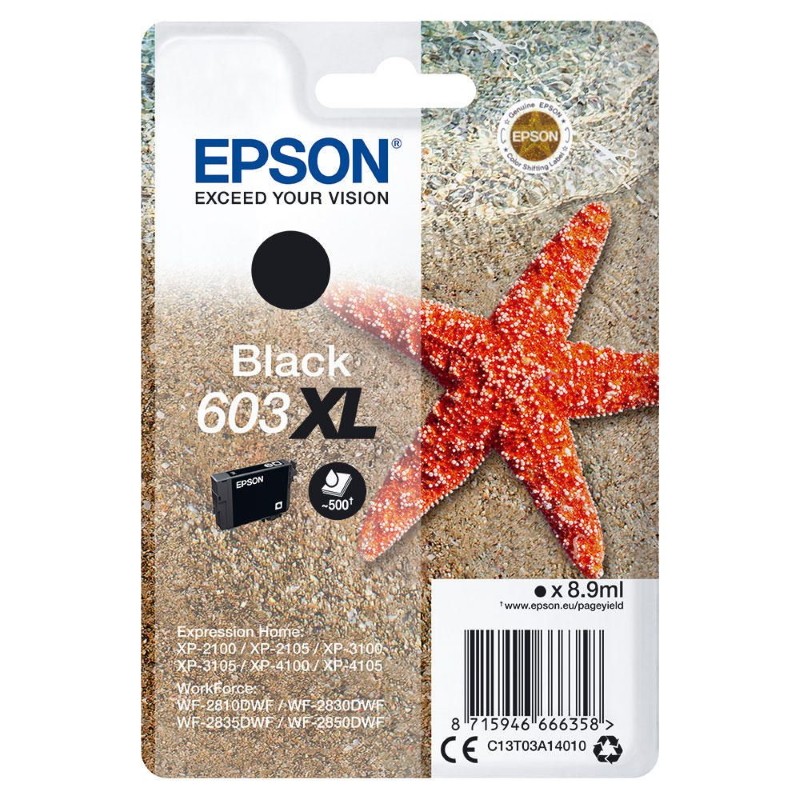 Tinteiro Original Epson 603XL Preto Tinteiro Original Epson 603XL Preto